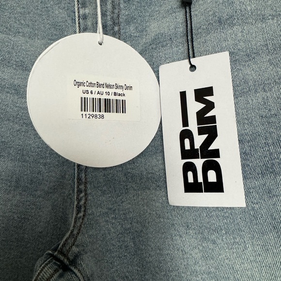 NWT, Princess Polly Denim Organic Cotton Blend Nelson Skinny Denim - Picture 5 of 6